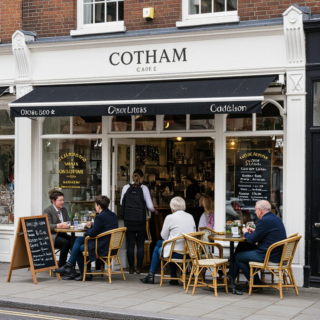 Cotham cafe and storefront