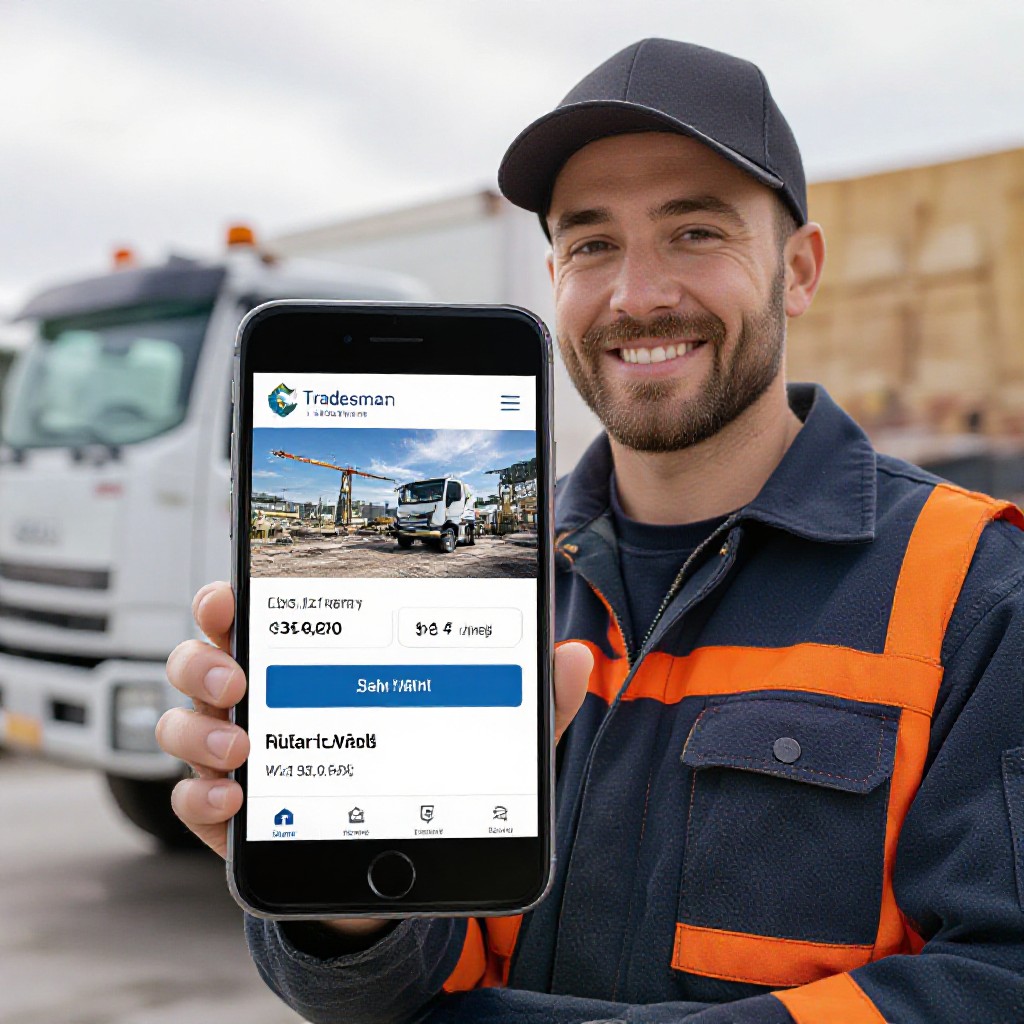 Local web design on mobile