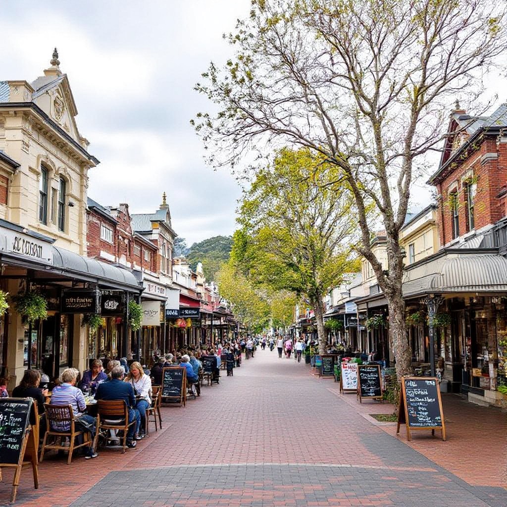 Belgrave local businesses on main street