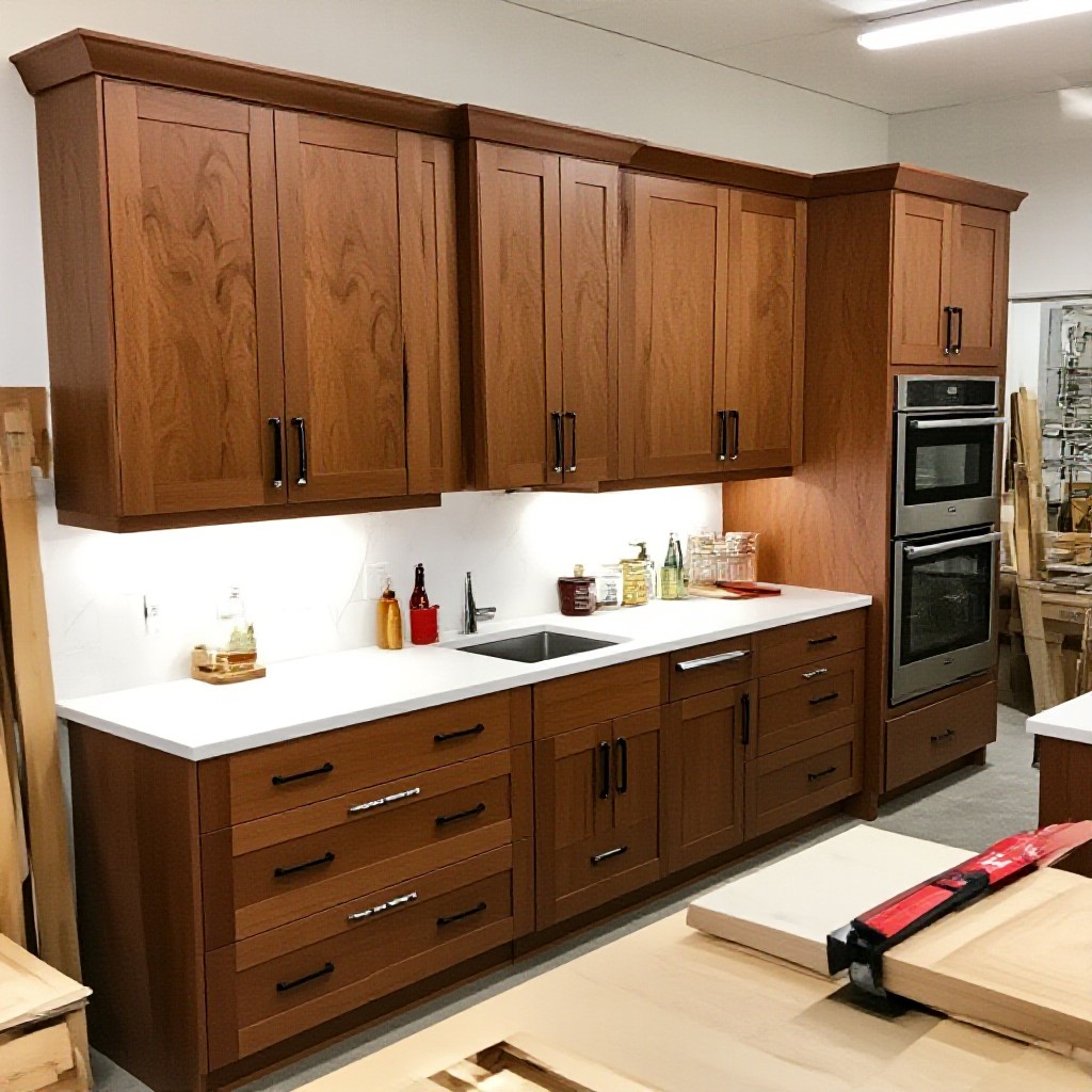 custom timber kitchen cabinets