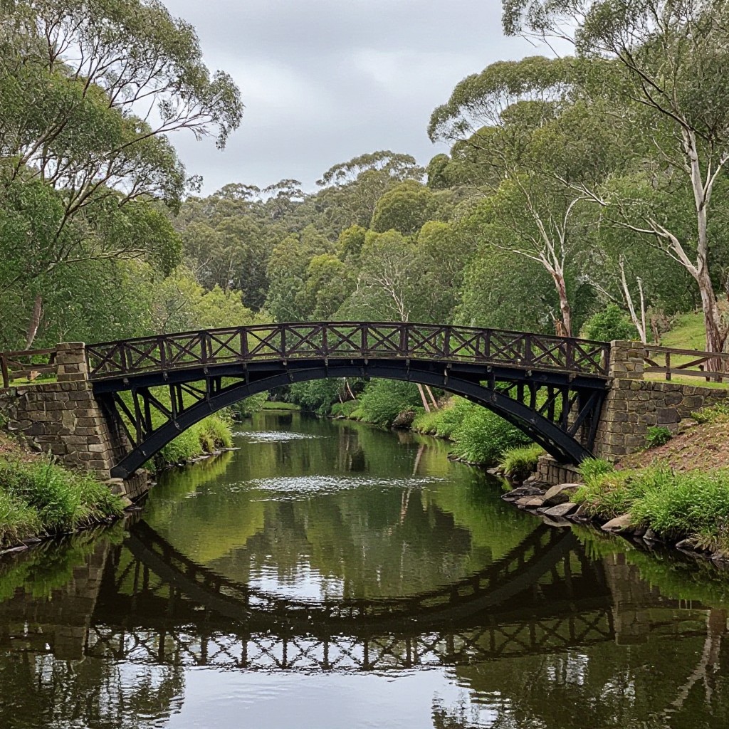 Old Warburton bridge
