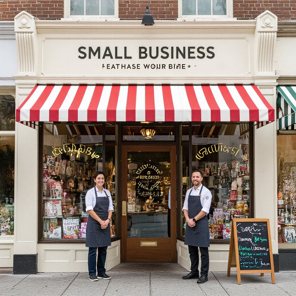 Small business website example