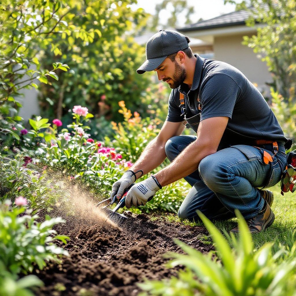 Templestowe landscaper at work