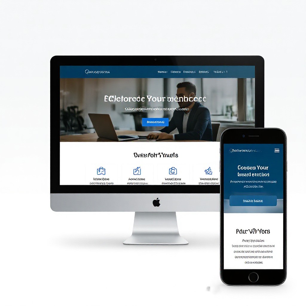 Professional website on devices