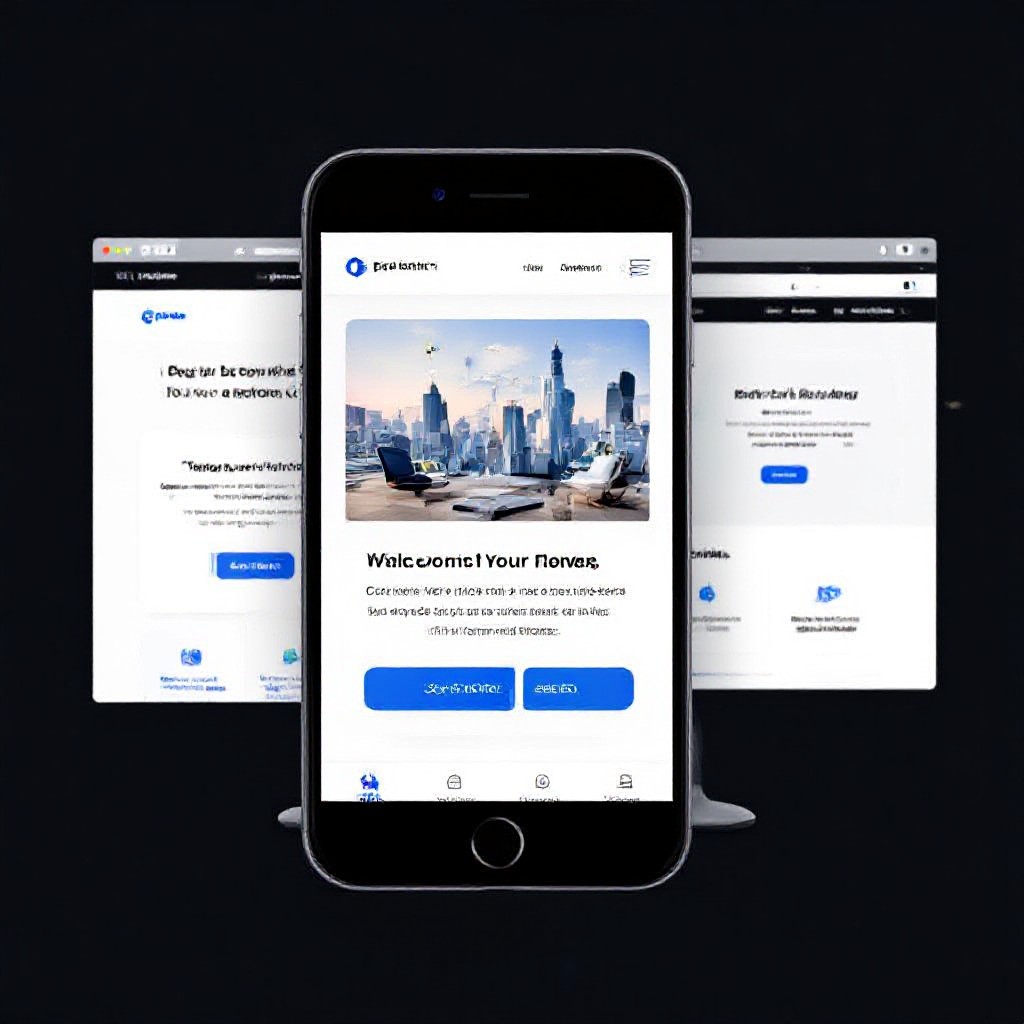 Clean website layout