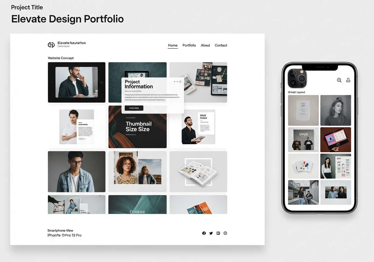 portfolio layout preview