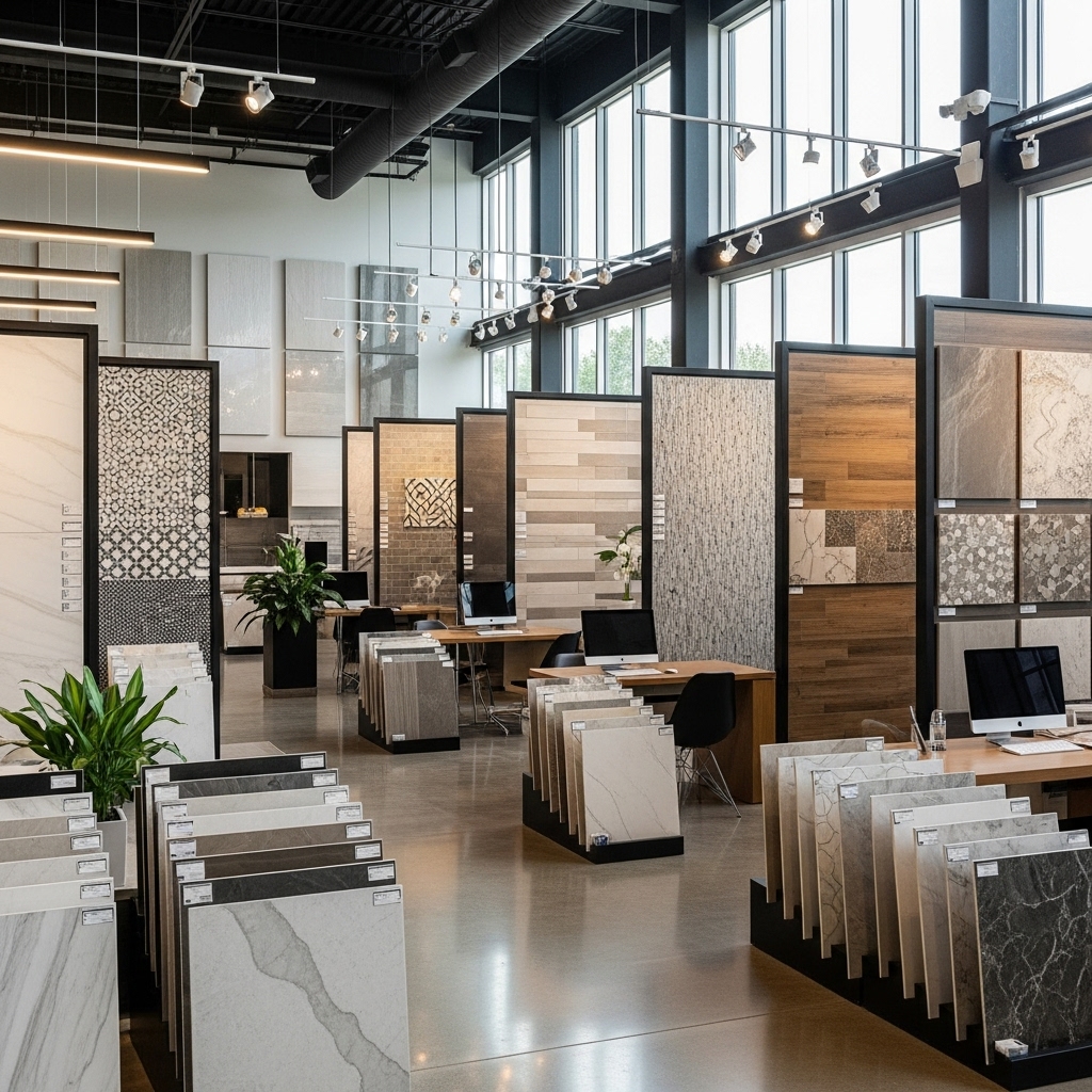 Tile showroom sample