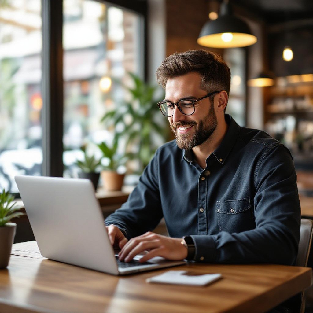 Affordable website on laptop