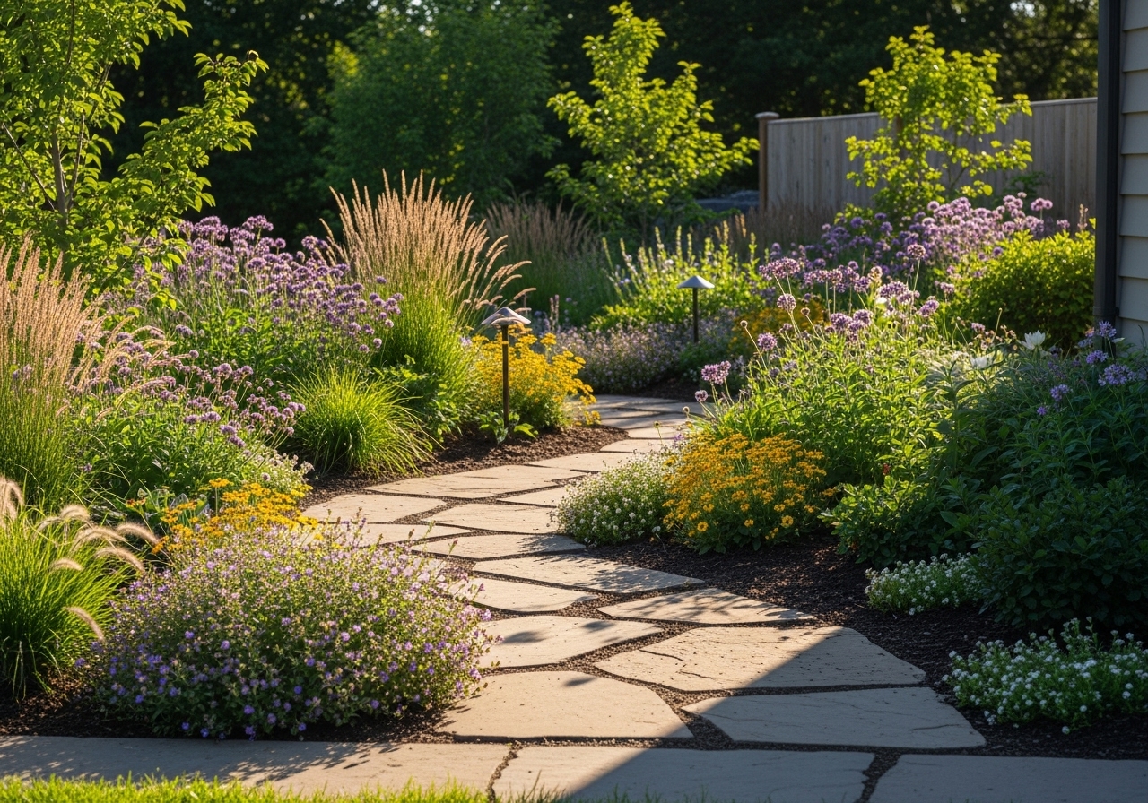 After: new garden layout