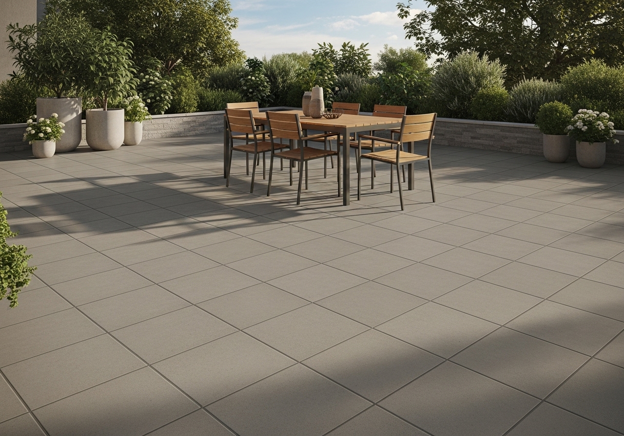 outdoor patio tiling