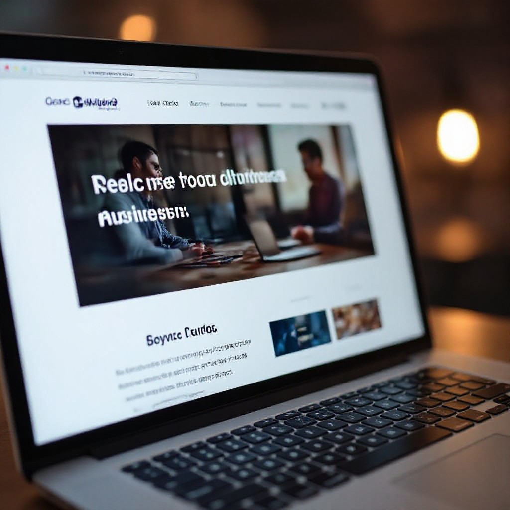 professional small business website