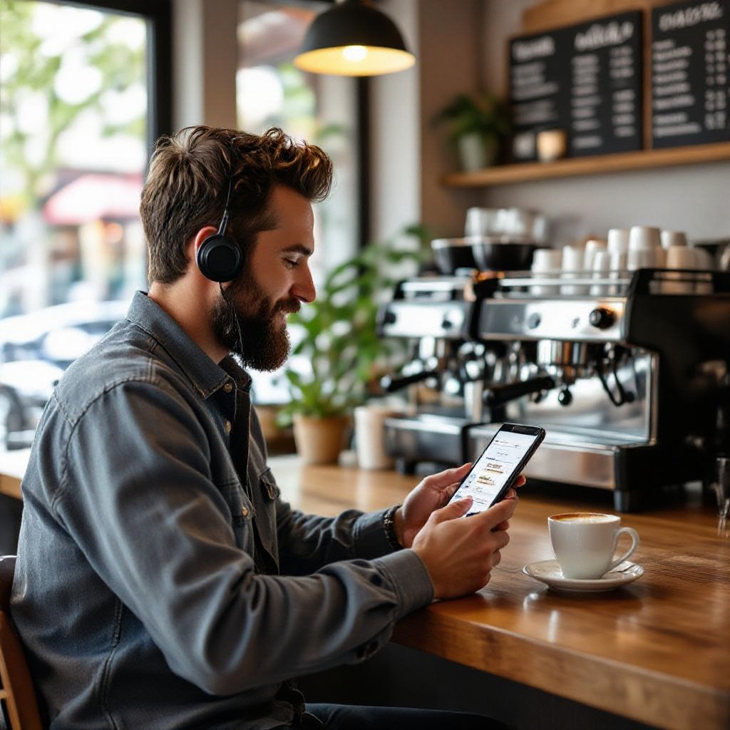 Local business owner updating website