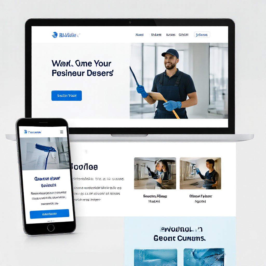window cleaning website preview