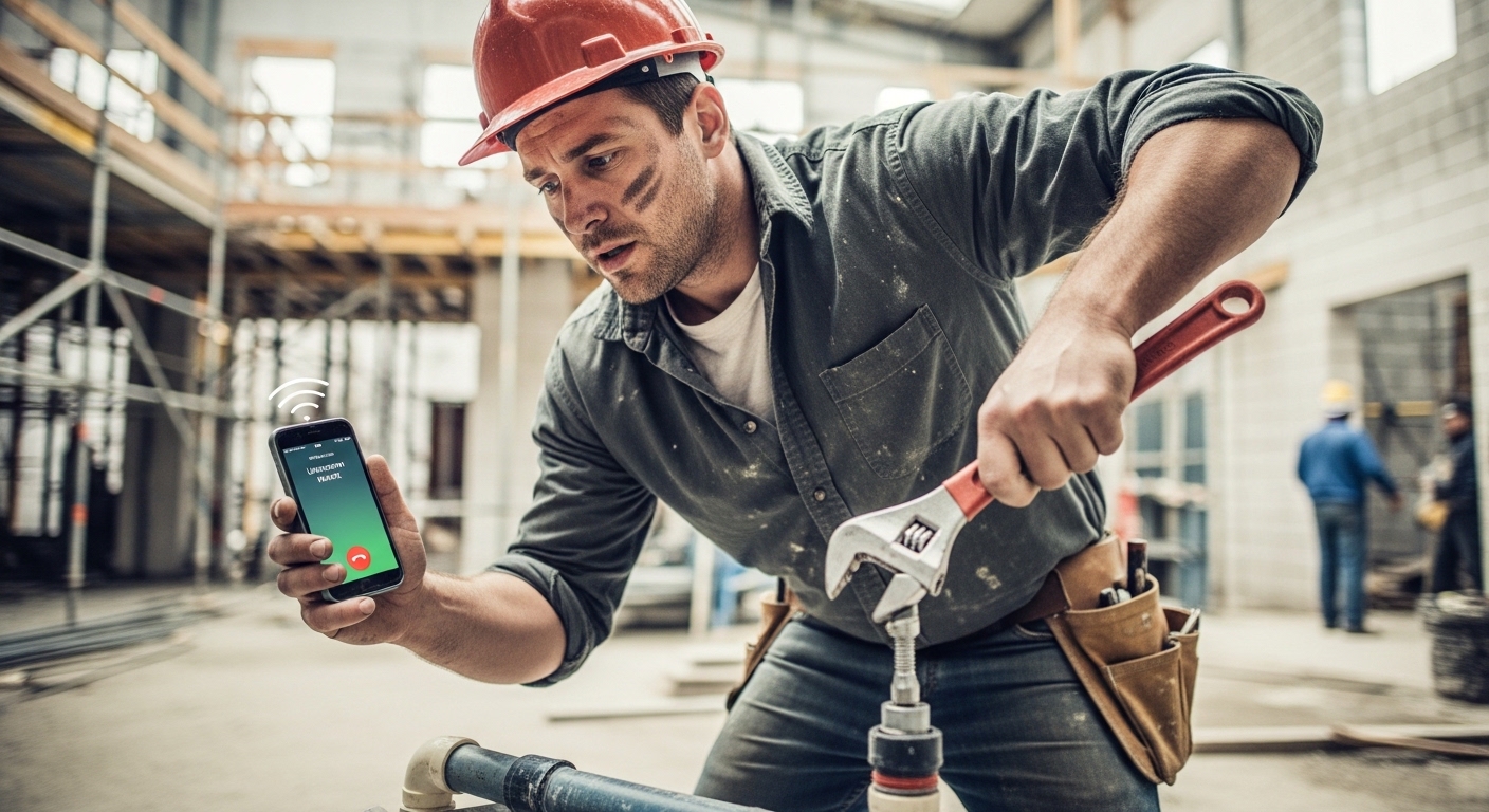 Missed call while working