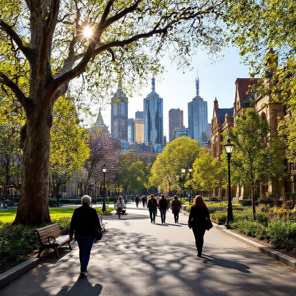 Carlton Gardens and Melbourne Museum