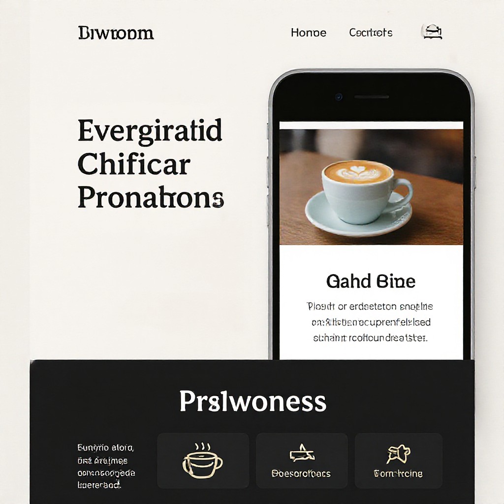 Cafe website example