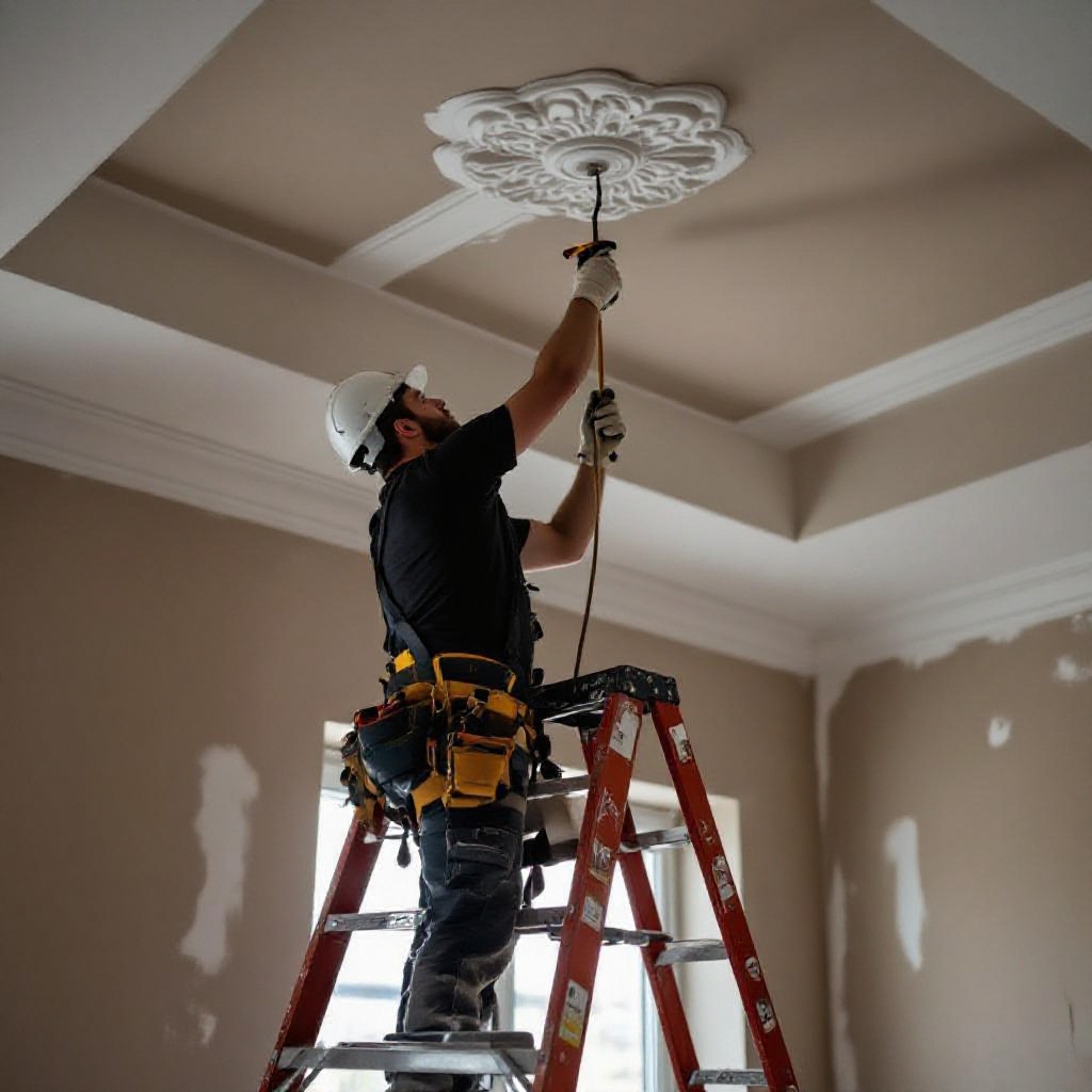 Cornice installation