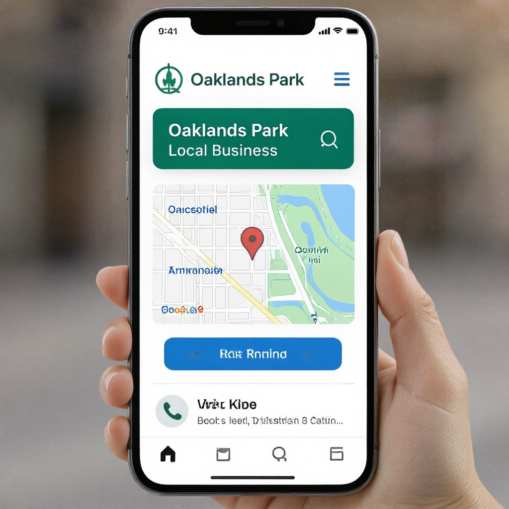 Oaklands Park business website preview