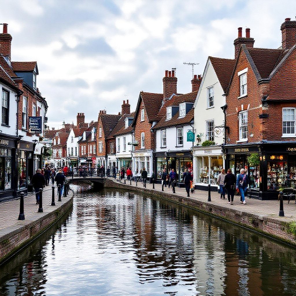 Faversham town centre view