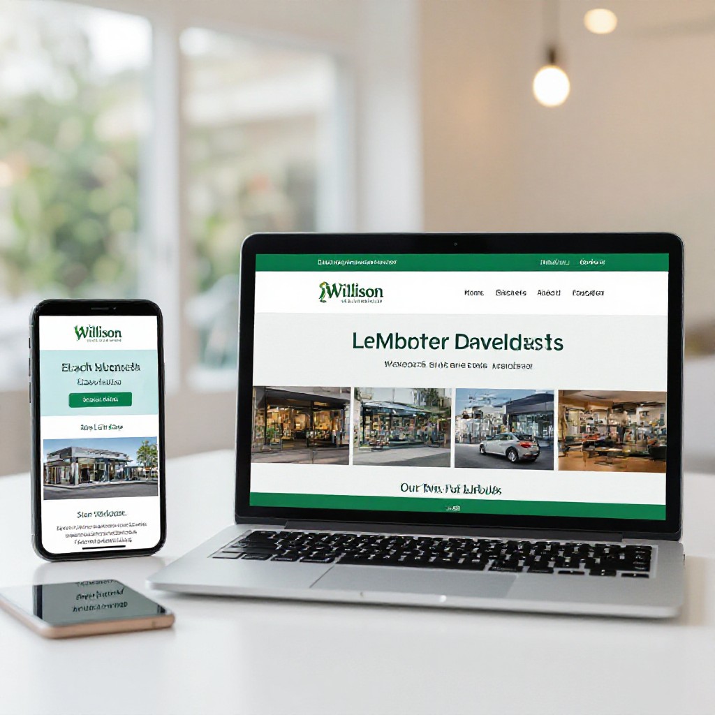 Willison local business website preview