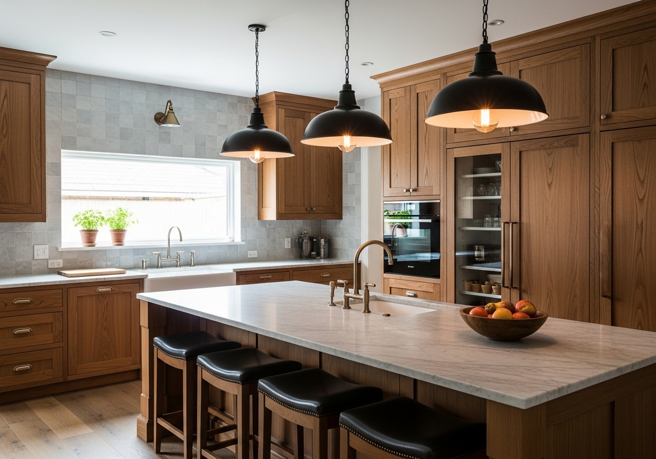 Custom kitchen cabinets
