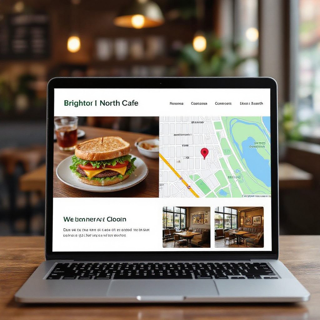 Brighton North cafe website preview