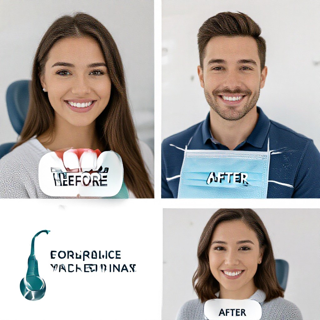 Smile makeover before and after gallery