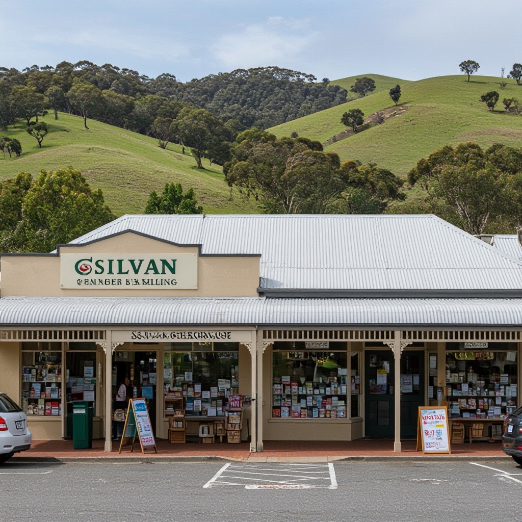 Silvan local businesses and reservoir