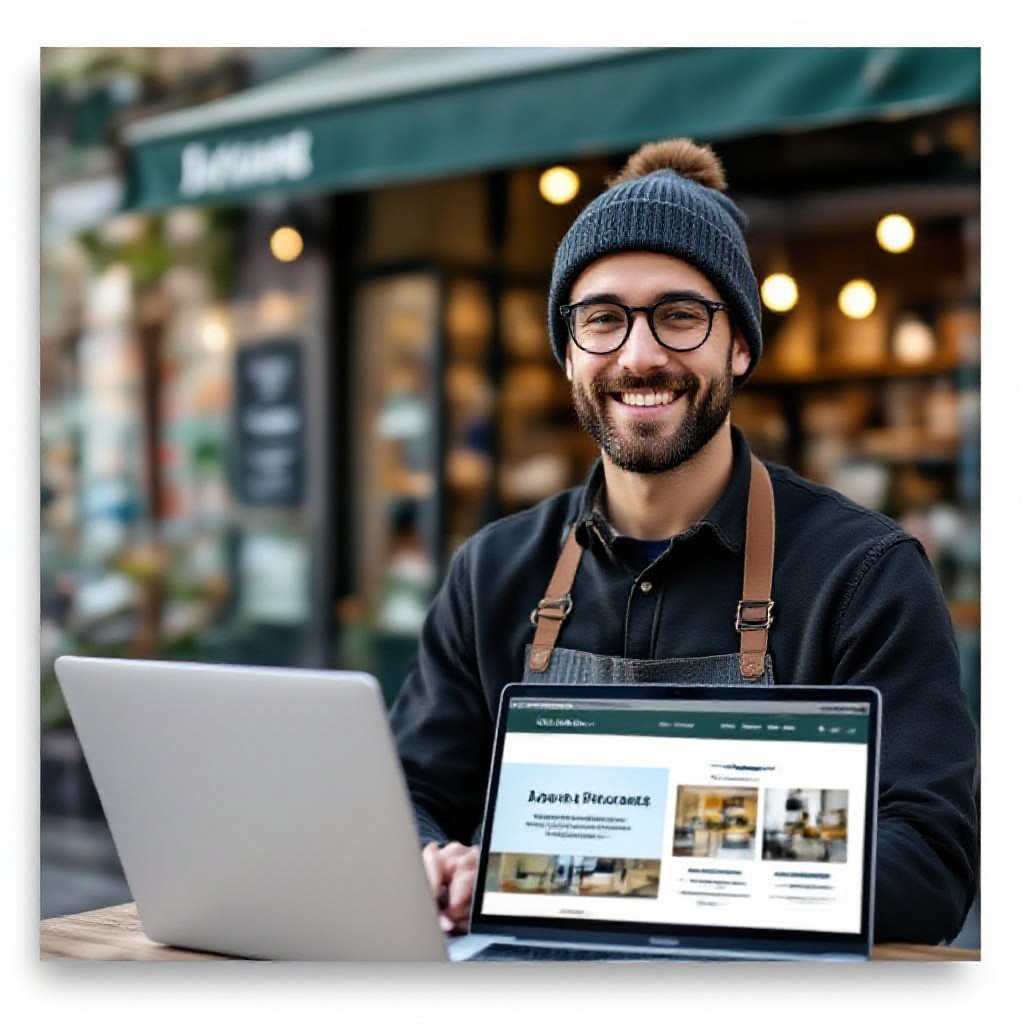 Small business website example