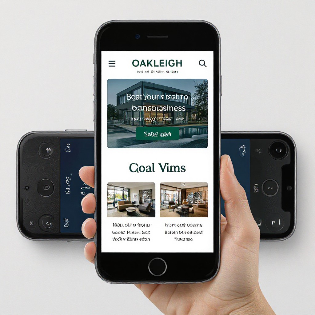 Oakleigh local website on phone