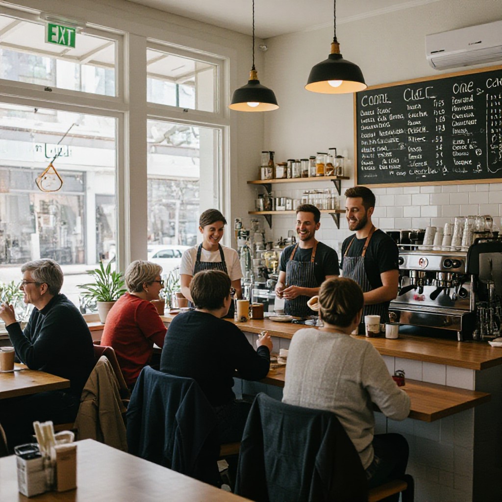 Coburg café interior
