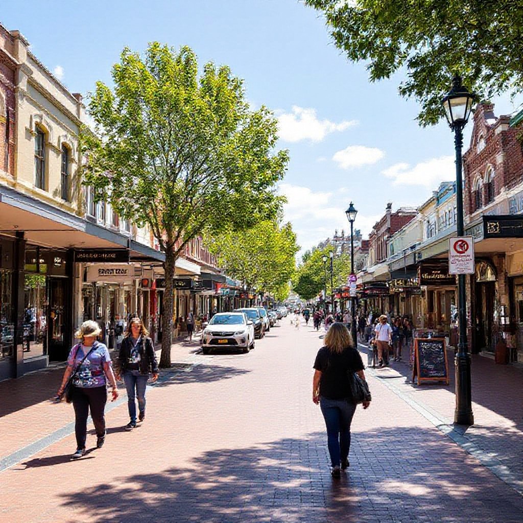 Carlton South streetscape