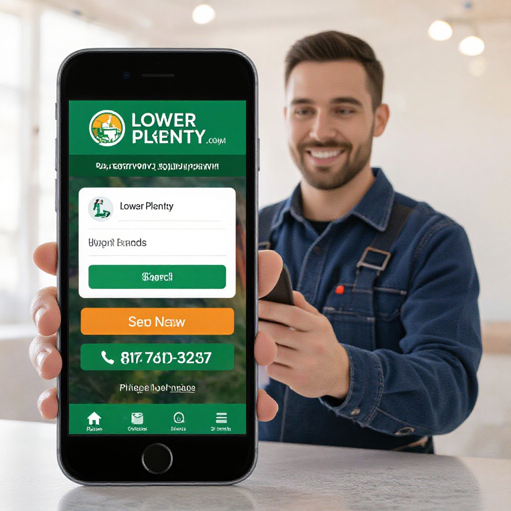 Lower Plenty website on phone