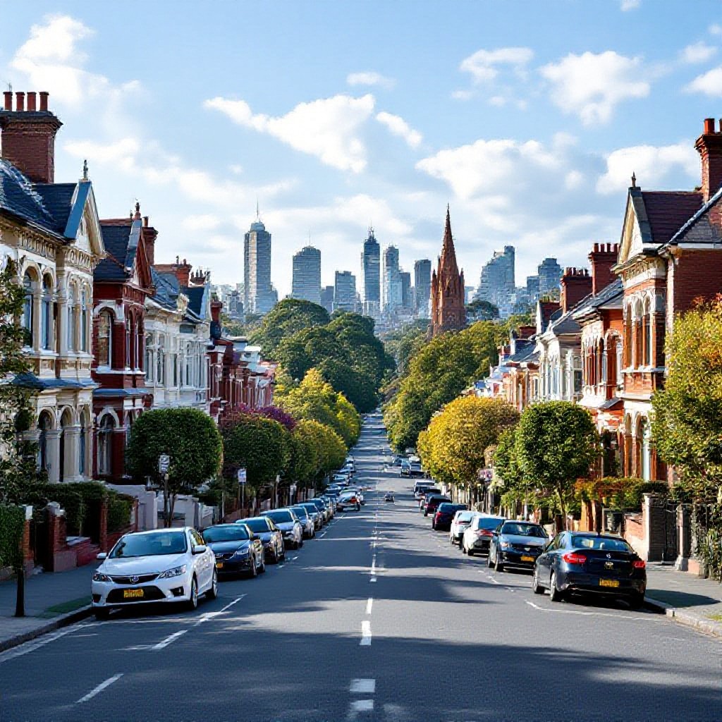 East Melbourne streetscape
