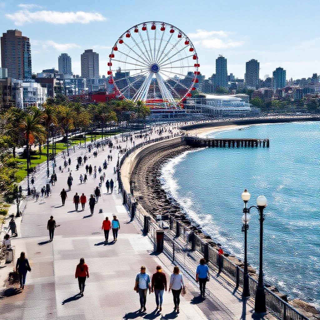 St Kilda foreshore and Luna Park