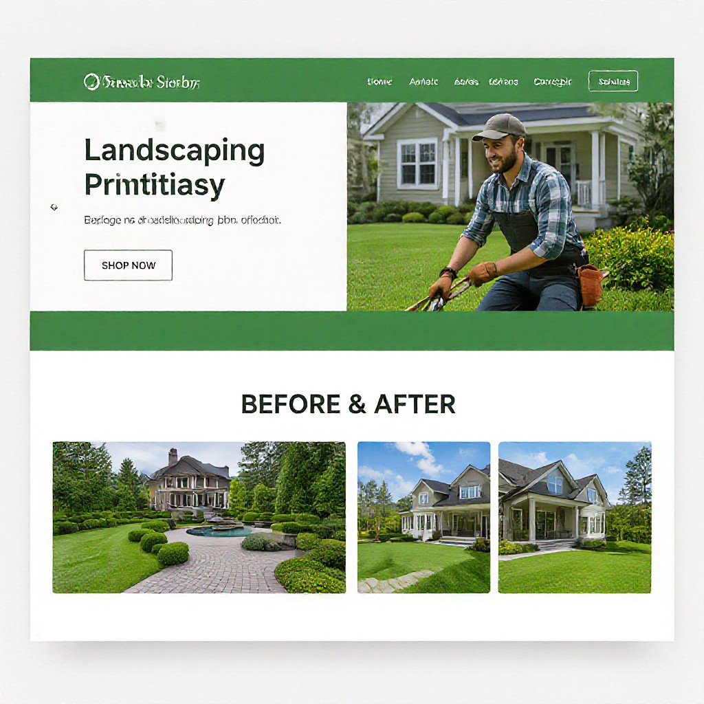 landscaping website example