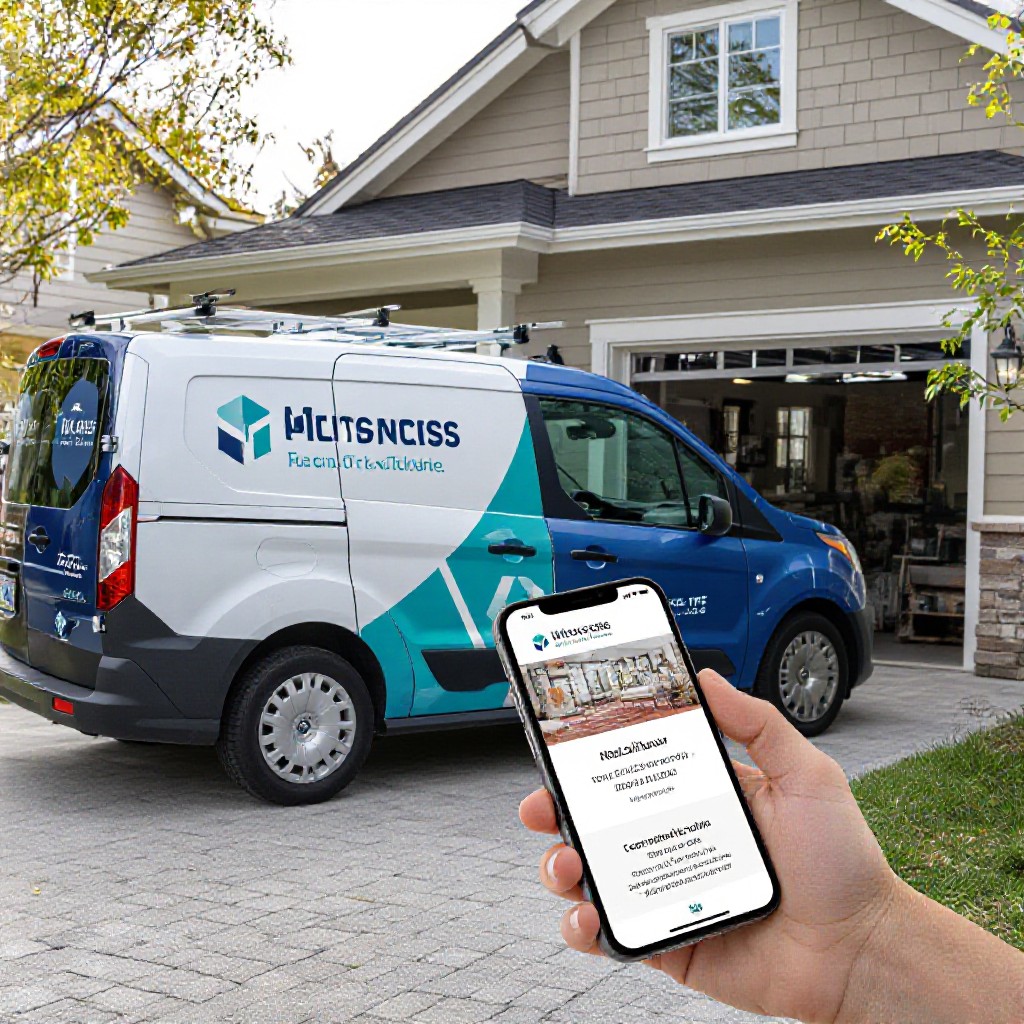 trades van and mobile website preview