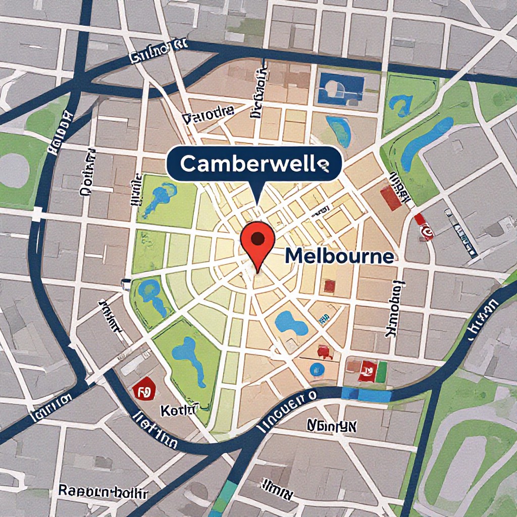 Camberwell map highlight