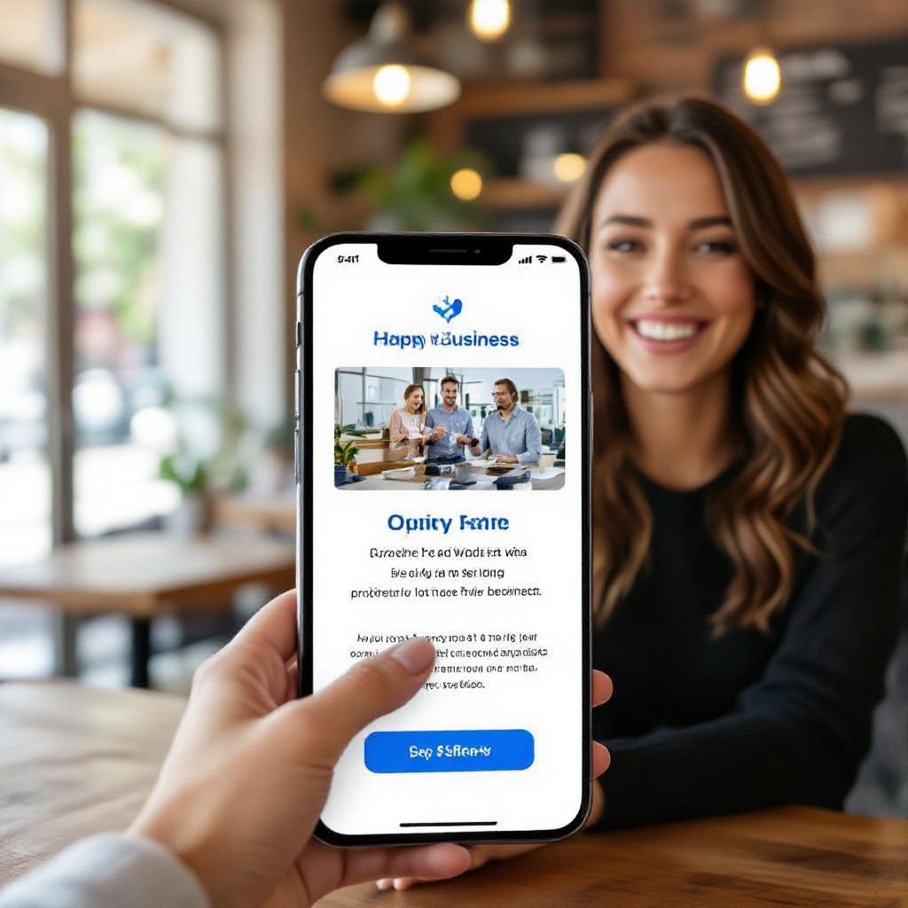 Local business owner updating website
