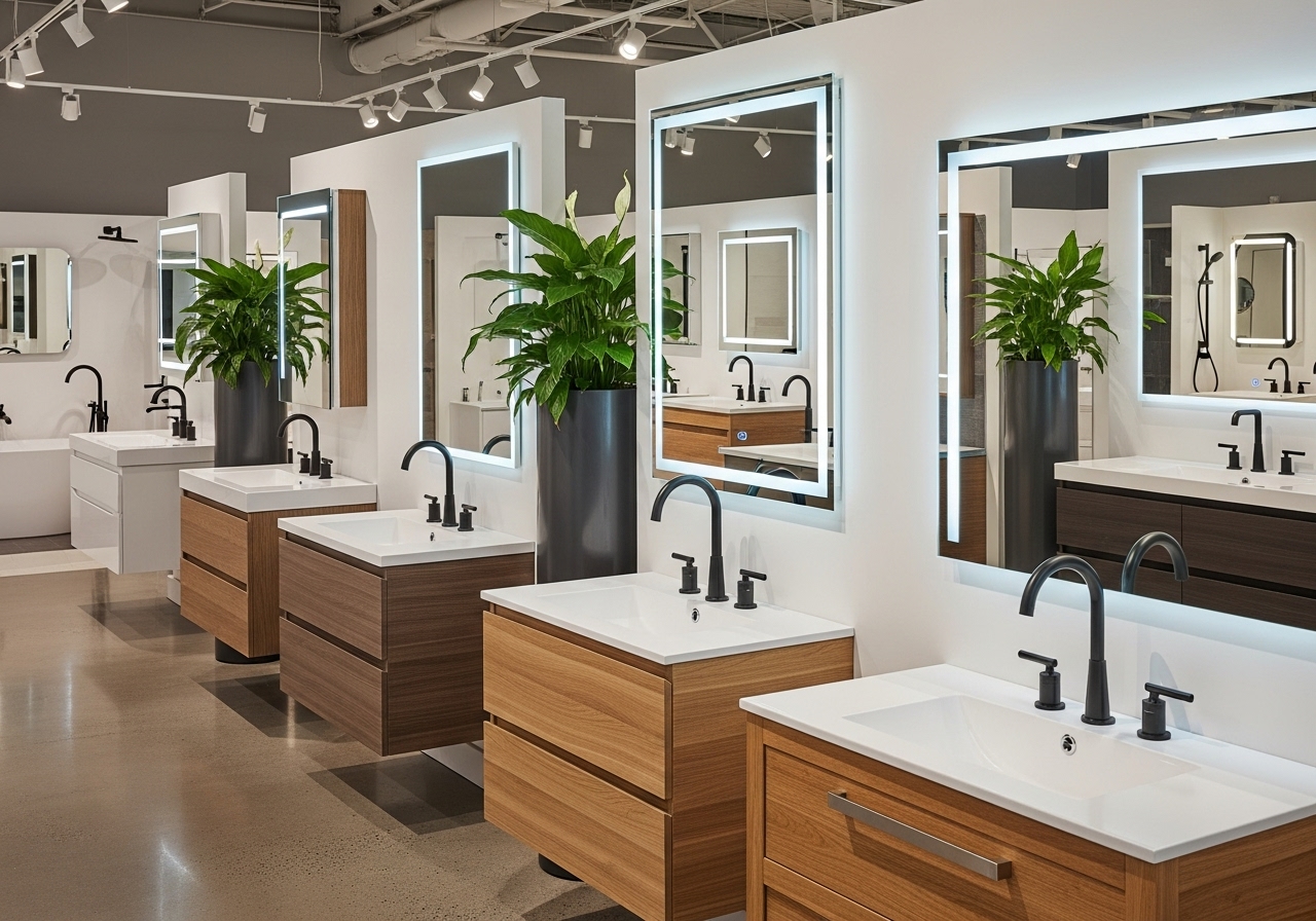 bathroom showroom