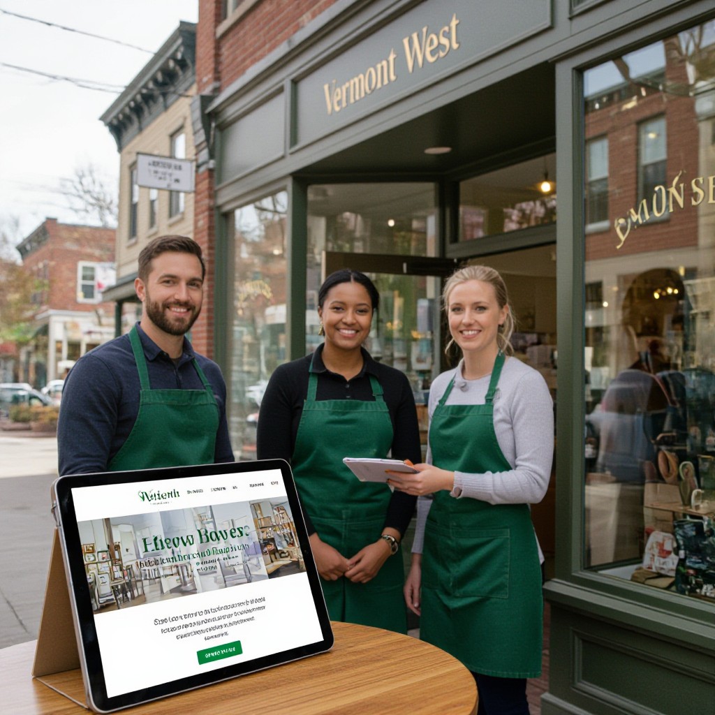 Vermont West local business with website