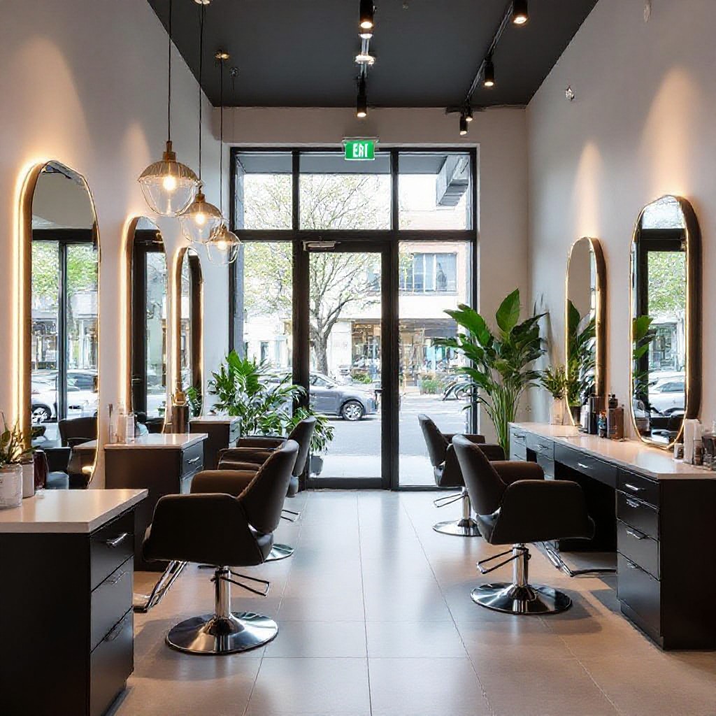 Salon website example