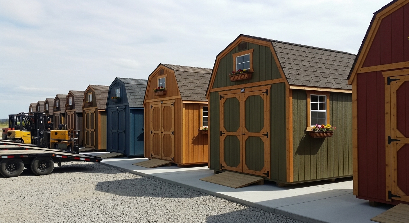 Barn style sheds