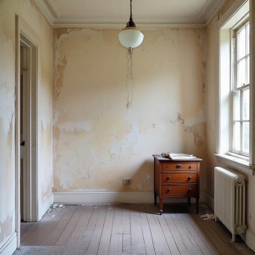 before painting interior room