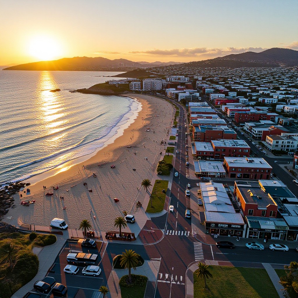 St Kilda West foreshore and local businesses