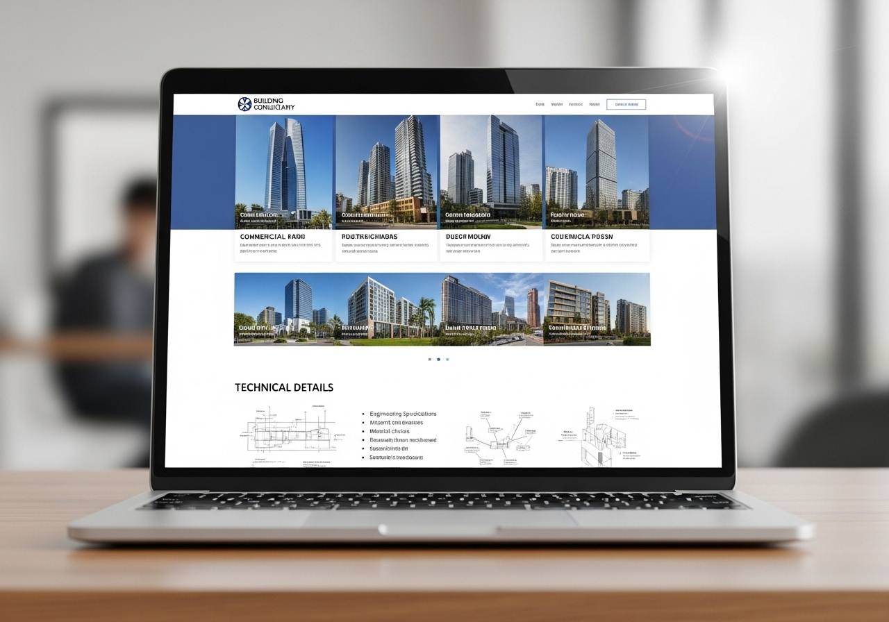 building consultancy website example