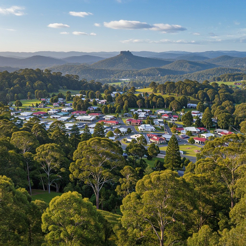 Dandenong Ranges near Olinda scenic view