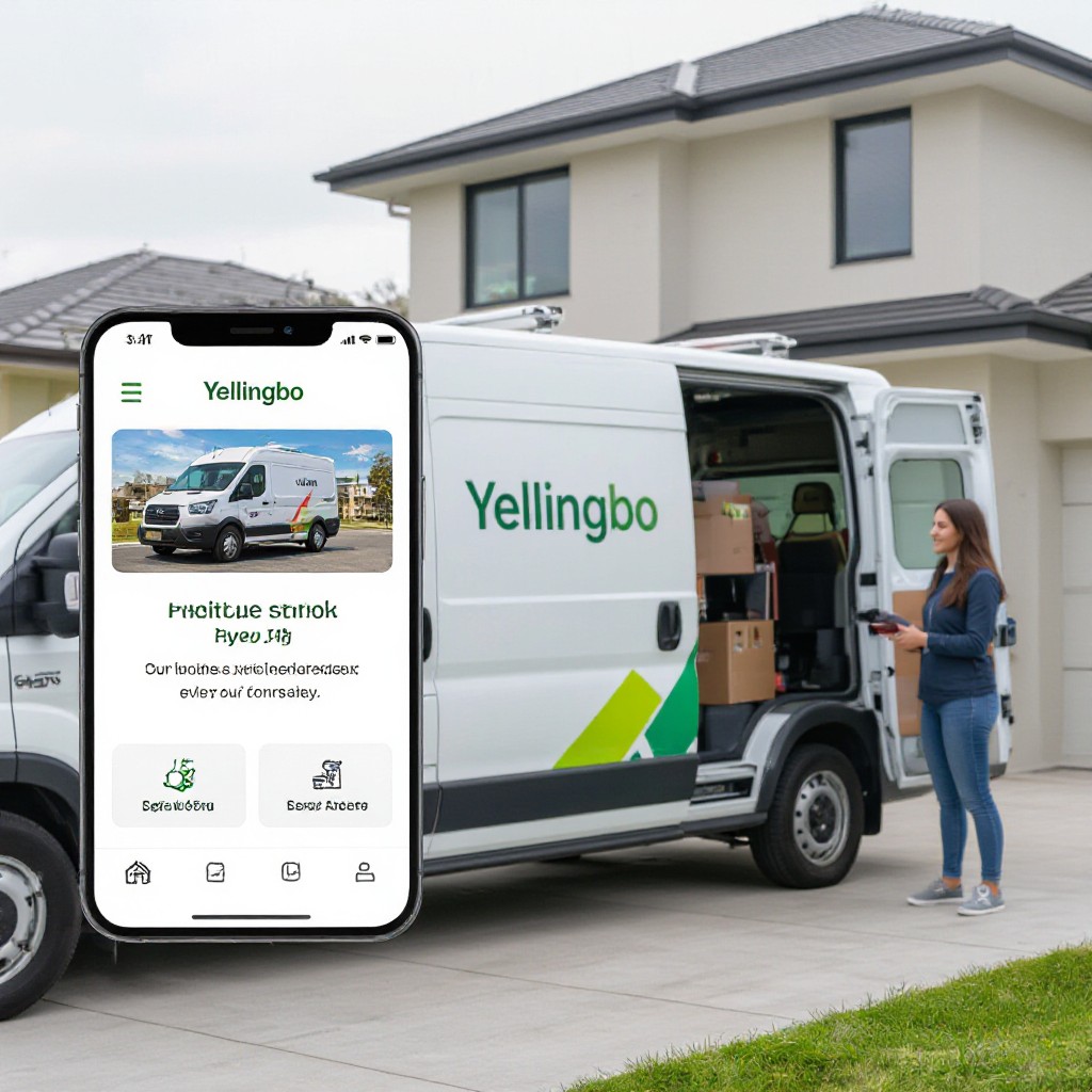 Yellingbo trades website on smartphone