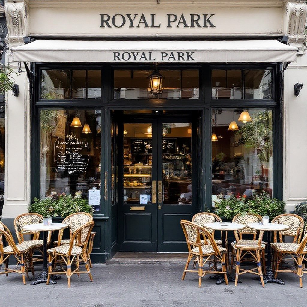 Royal Park cafe website