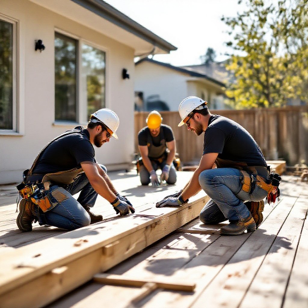 timber deck construction